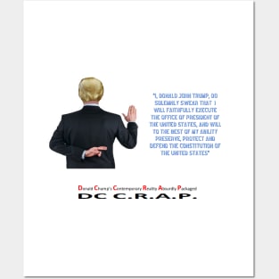 Donald Trump's Loath of Office Posters and Art